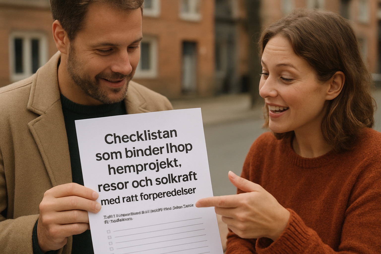 Checklistan som binder ihop hemprojekt, resor och solkraft med rätt förberedelser